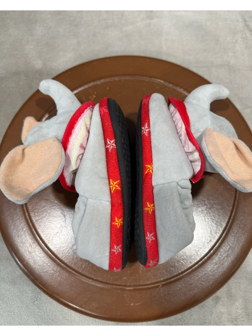 Disney Dumbo Plush Kids Slippers Size:9-10